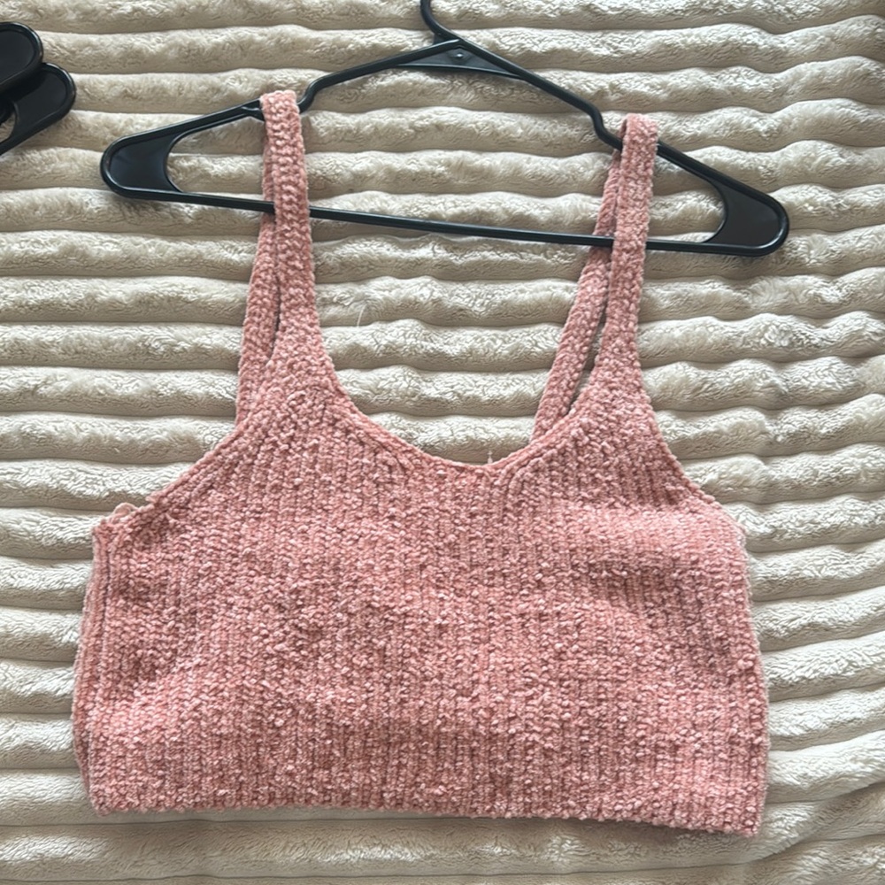 Pink Knit Women's Top